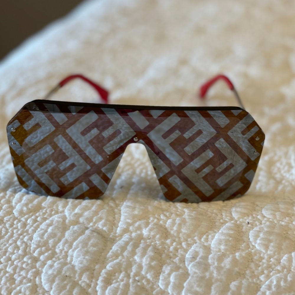 Fendi logo injection plastic shield